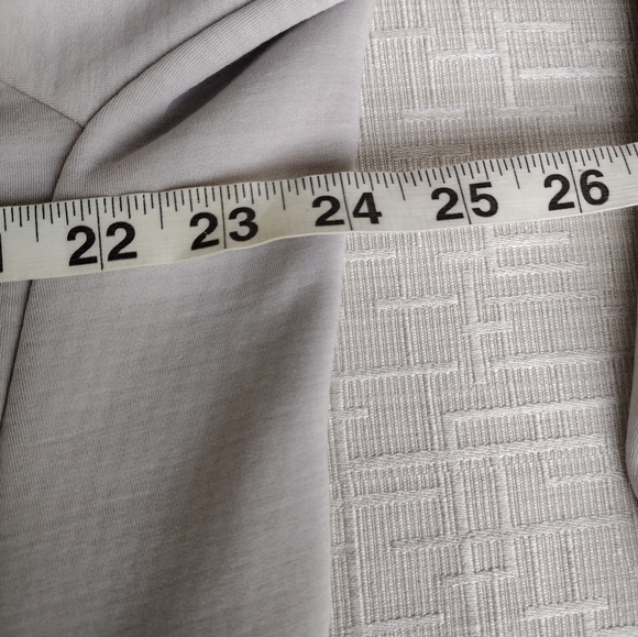 Lululemon Gridliner Fleece Crew Heathered Dove Grey Size Large - Picture 9 of 10